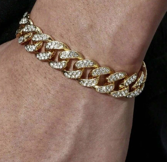 VVS Gold Rhinestone Bracelet