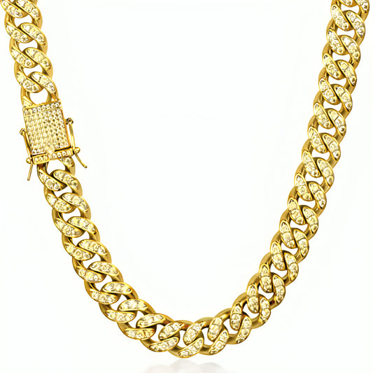 VVS Gold Rhinestone Necklace