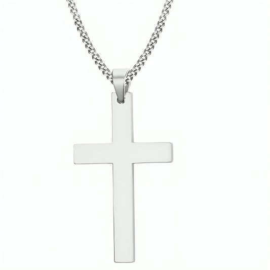 Silver Cross Necklace
