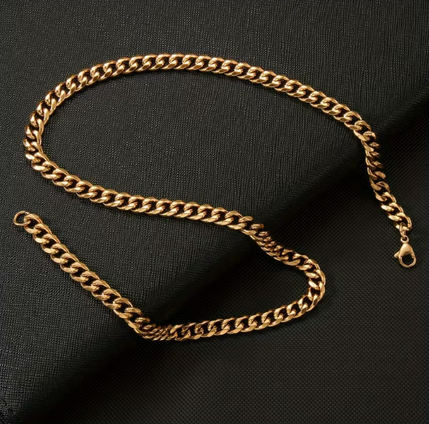 Daisy Philip 5mm Gold Stainless Steel Chain